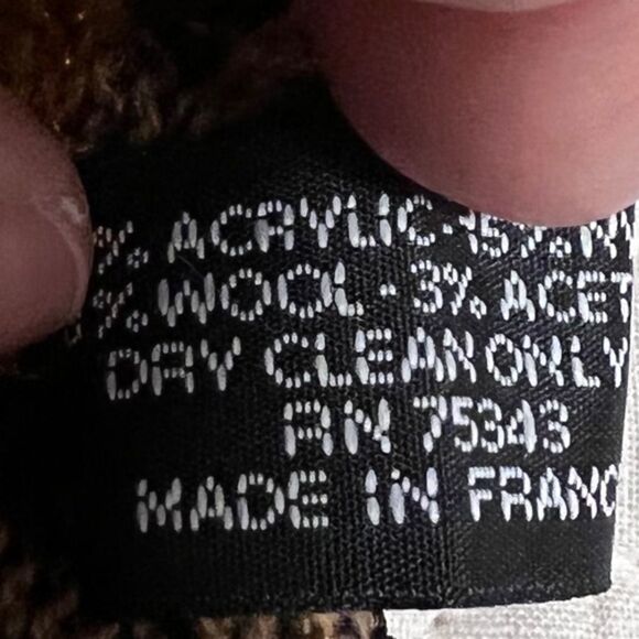 WOMAN WARM WINTER BEAUTIFUL TEXTURE DESIGN COLOURFUL RUFFLE SCARF MADE IN FRANCE - Picture 7 of 9